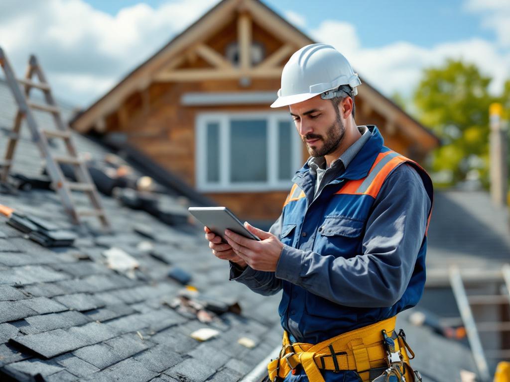 Die Dachdecker-App: Aufmaße und Fotos direkt vom Dach ins Büro