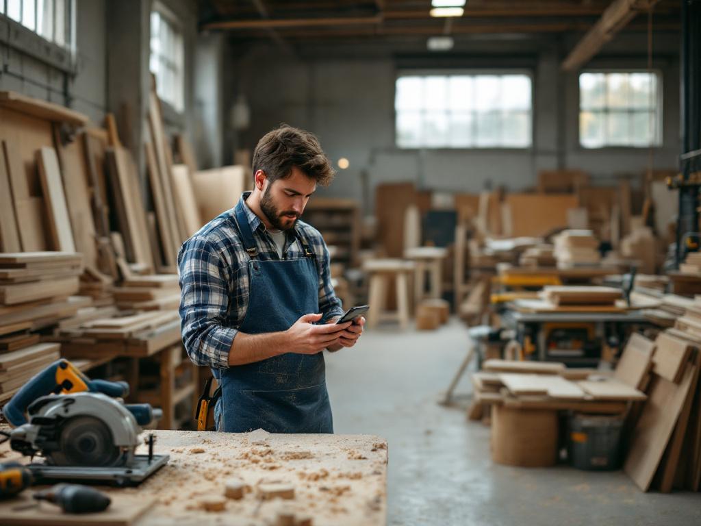 Digitale Mitarbeiterkommunikation für die Holzverarbeitung - Werkstatt und Montage perfekt vernetzt